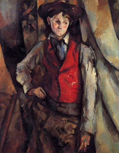 Paul Cezanne Boy in a Red Vest Germany oil painting art
